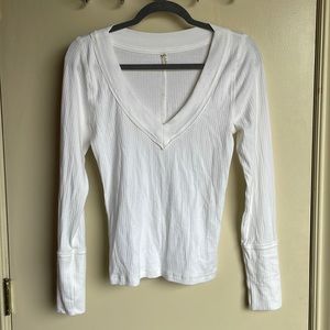 Free People – Lily Layering V-Neck T-Shirt